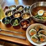 コリアン キッチン プチマン - キンパ＆冷麺セット　¥1,430