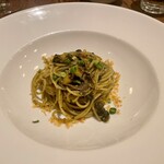 トラットリア ジラソーレ - サザエのスパゲッティ