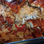 魚しげ - うな重は、ご飯の中にもうなぎが入っていて、うれしいばかり