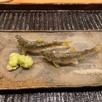 みつき - 鮎とそら豆の天ぷら