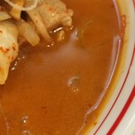 蒙古タンメン中本 - スープアップ