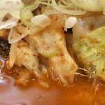 蒙古タンメン中本 - 野菜アップ