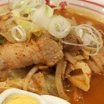 蒙古タンメン中本 - 野菜アップ