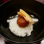 片折 - おこげ梅お茶漬け