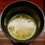 片折 - ミンク鯨の味噌汁