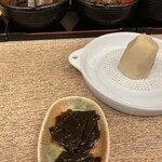 桂ちゃん - 佃煮もいただく