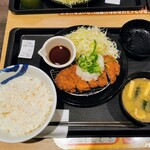松屋 - 鬼おろしロースかつ定食 ¥590(アプリクーポン利用)