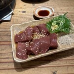 万両 - ⚫︎塩上レバー焼き 650円(税別)