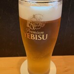 季節料理 よし野 - 生ビール