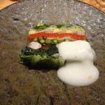 一心鮨 光洋 - 野菜のテリーヌ　旨い