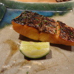 一心鮨 光洋 - サクラマス　木芽焼き