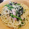 サイゼリヤ - ほうれん草とパンチェッタのスパゲティ