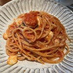 じゅえるるーむ - トマトソースとモッツァレラのスパゲッティ