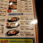 ザックス - メニュー