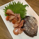 蓮 - 赤貝お造り