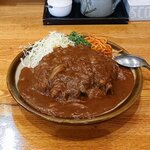 たかはし - ロースの「とんかつカレー」。