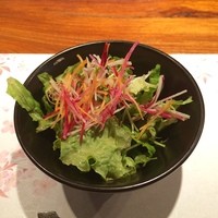 築地鉄板焼 Kurosawa - ランチのサラダ☆