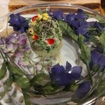 クレアバックス - クスクスと帆立とつぶ貝　食べるのがもったいない可愛い盛り付け