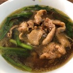 ラーメン イッケン - たっぷりの豚バラが甘しょっぱくて美味しい！