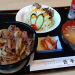 匠亭 - 鹿肉丼定食、1650円