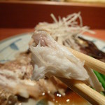 なかざわ - 【H25.10.31】William John Evans。真鯛の兜煮。