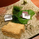 なかざわ - 【H25.10.31】Getz/Gilberto。小鰭・鯵・玉子。