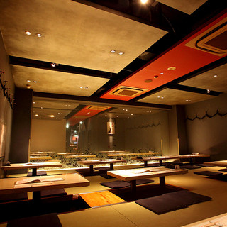 For use by groups! Hori-kotatsu floor available reserved for up to 40 people