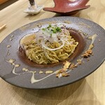 論露に不二 - 替玉③  蟹のミソのソース