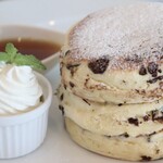 Sakura Cafe Hanon - チョコチップパンケーキ3枚