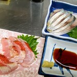 有限会社桝屋酒店   - 金目鯛造り　キズシ