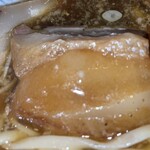 麺処 青野 - ばらチャーシューの脂はソーキ肉っぽい感じ！