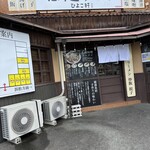 北海道ラーメン ひよこ軒 - 黄色いところが専用駐車場。店舗前停めにくいです
