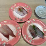 回転寿司 力丸 西宮今津店 - ぶり、ほうぼう、いさき、だったかな