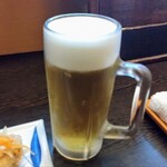 和食処 大ばん - 一杯目の生ビール