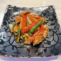 国産豚のチンジャオロース