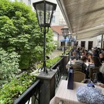 Hofbräuhaus - 中庭を見下ろせる席