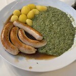 Augustiner-Keller - 仔牛のソーセージ