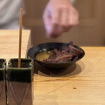 鮨 十兵衛 - 真っ黒なかんぴょう