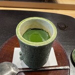鮨 十兵衛 - 抹茶のブランマンジェ