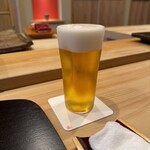 鮨 十兵衛 - 生ビール