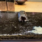 鮨 十兵衛 - かんぴょう巻き　山葵の辛みは少なくかんぴょうの歯応えと醤油の味を味わうかんぴょう巻き
