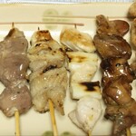 はまけい - 6種類の焼き鳥