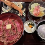 250286102 - ビフテキ丼＆有頭海老フライセット3,950円