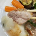 キッチン ブルー グローブ - 結構、分厚いです