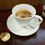 キッチン ブルー グローブ - ホワイトコーヒーにします