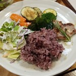 キッチン ブルー グローブ - それもワンプレート