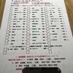 吟醸マグロ - 日本酒メニュー