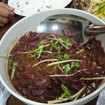 大阪ハラールレストラン - レッド・ロビア（金時豆）のカレー（裏メニュー）