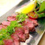 Grilled wagyu beef loin