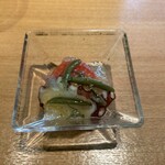 250294273 - タコの湯引きとフルーツトマトの酢の物